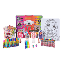 Rainbow High Girls Art Set Stickers Markers and Crayons for Kids 150 Pieces