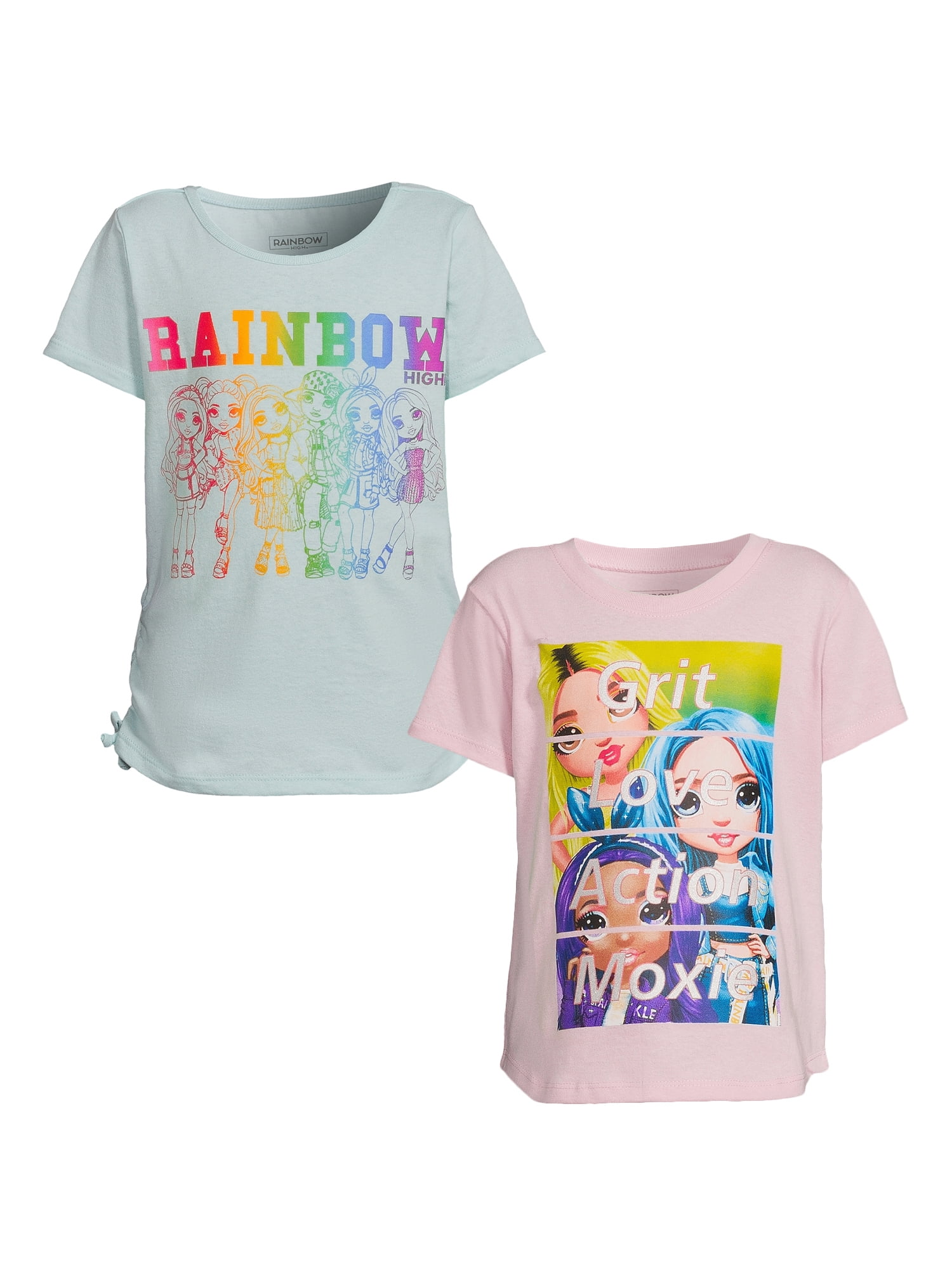 Girls rainbow high tops top