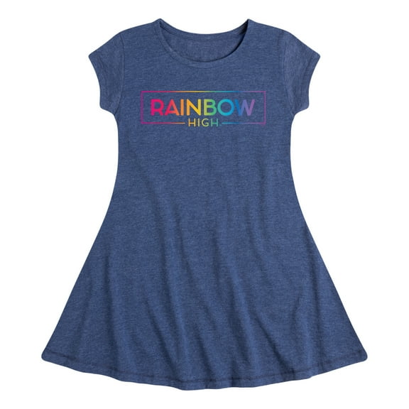 Rainbow High - Gradient Logo - Toddler And Youth Girls Fit And Flare Dress