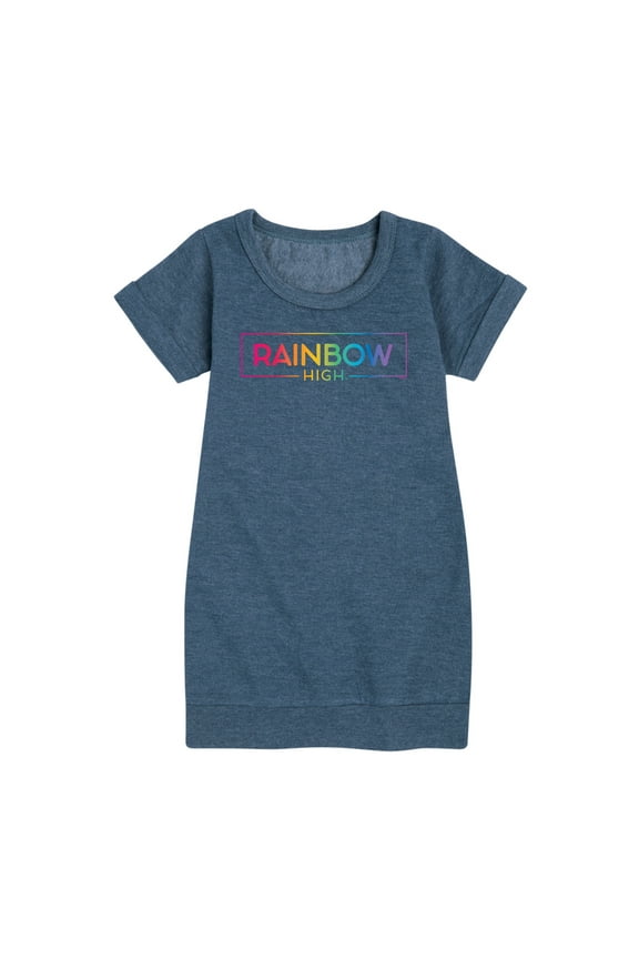 - Gradient Logo - Toddler And Youth Girls Fleece Dress