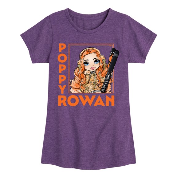 Rainbow High - Holiday Poppy Rowan - Toddler And Youth Girls Fitted Short Sleeve Graphic T-Shirt