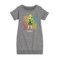 thumbnail image 1 of Rainbow High - Jade Hunter Rainbow Graffiti - Toddler And Youth Girls Fleece Dress, 1 of 1
