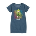 thumbnail image 1 of Rainbow High - Jade Hunter Rainbow Graffiti - Toddler And Youth Girls Fleece Dress, 1 of 5