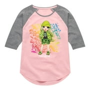 Rainbow High - Jade Hunter Rainbow Graffiti - Toddler And Youth Girls Raglan Graphic T-Shirt