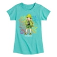 thumbnail image 1 of Rainbow High - Jade Hunter Rainbow Graffiti - Toddler And Youth Girls Short Sleeve Graphic T-Shirt, 1 of 5