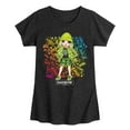 thumbnail image 1 of Rainbow High - Jade Hunter Rainbow Graffiti - Toddler And Youth Girls Short Sleeve Graphic T-Shirt, 1 of 5