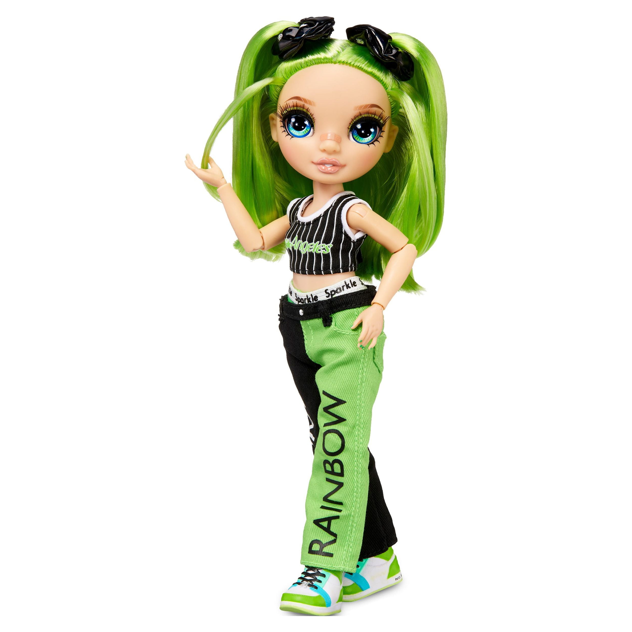 Rainbow High Jr High Jade Hunter Fashion Doll Playset, 11 Pieces 