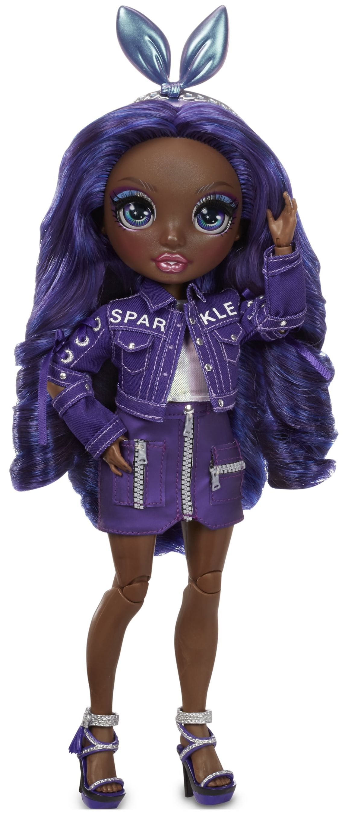 Rainbow High Krystal Bailey – Indigo (Dark Blue Purple) Fashion Doll With 2 Complete Mix & Match Outfits And Accessories, Toys for Kids 6-12 Years Old - image 1 of 8