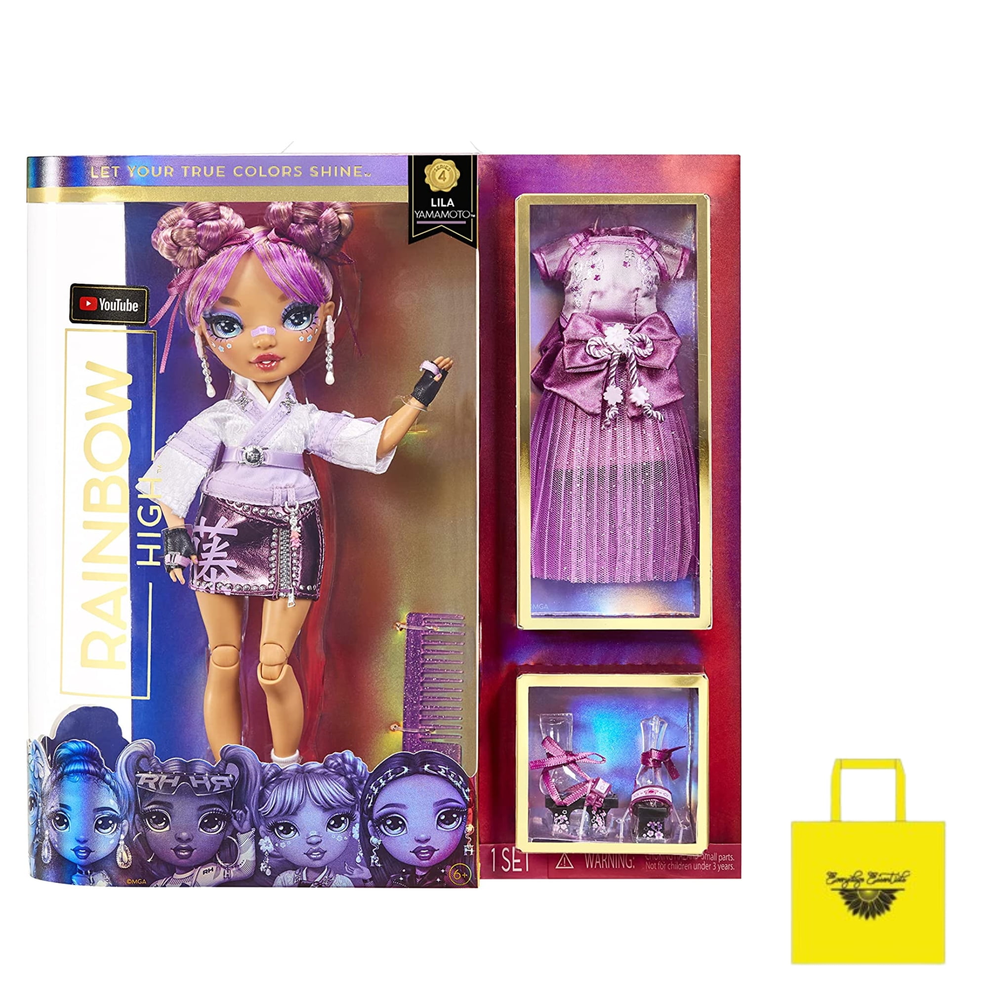 その他 Lila doll Ghosty Ghosty Rainbow High Lila Yamamoto- Mauve Purple Fashion Doll 2