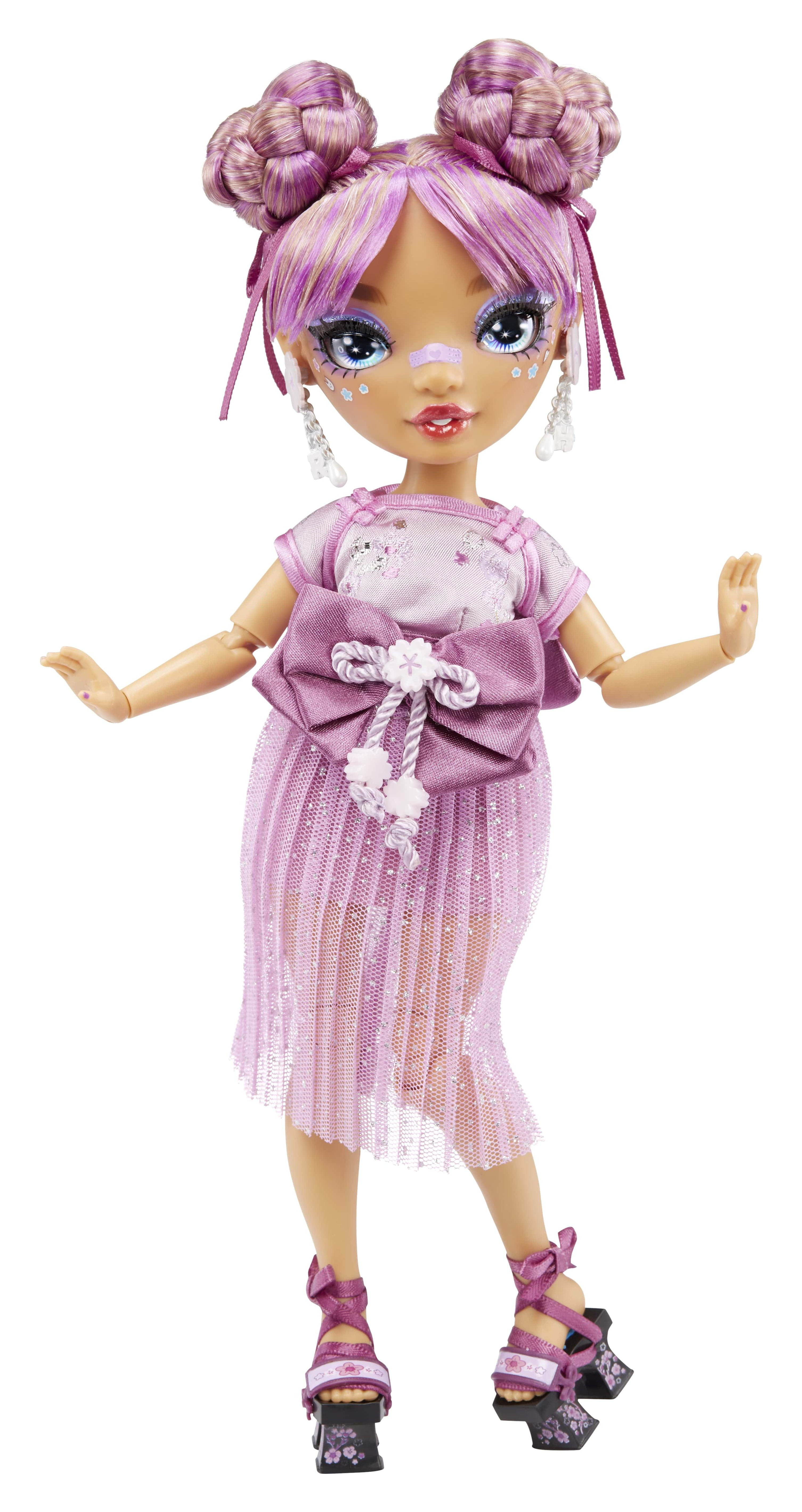 Rainbow High Jr High Violet Willow - 9-inch Purple Fashion Doll with Doll  Accessories- Open and Closes Backpack, Great Gift for Kids 6-12 Years Old