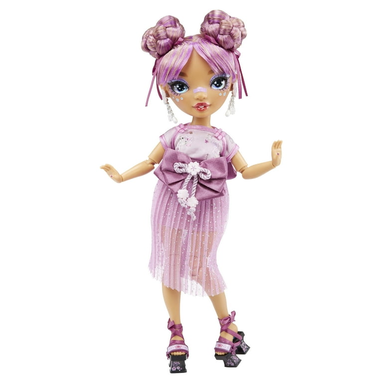 選べるおまけ！　　LILA TOYS Rainbow High Lila Yamamoto- Mauve Purple Doll with 2
