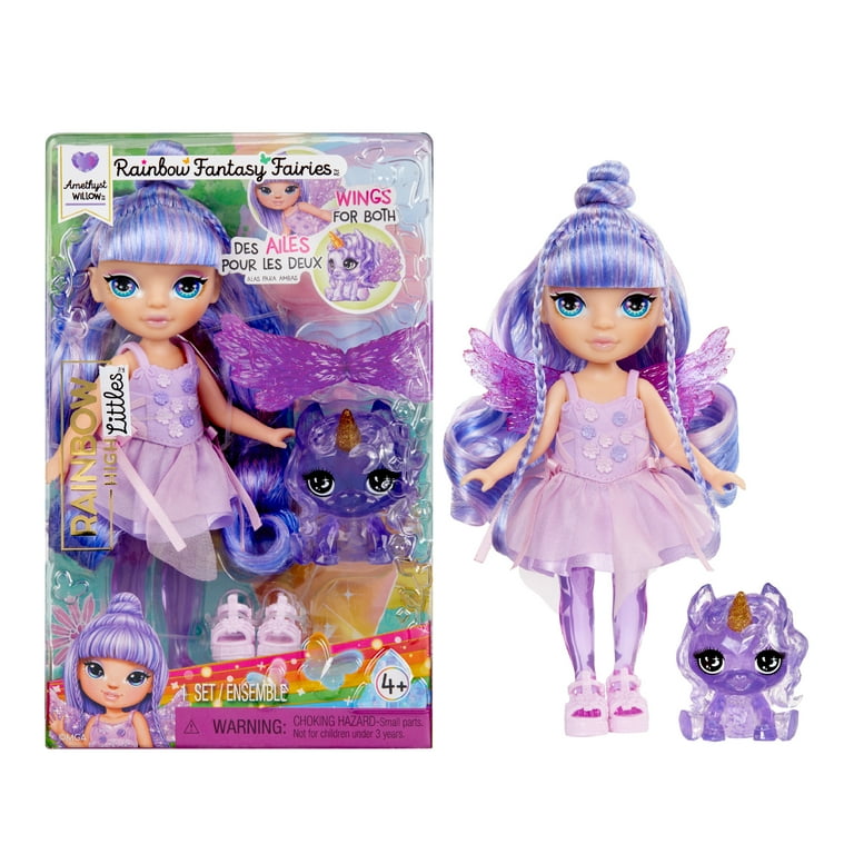 Rainbow High Littles Rainbow Fantasy Fairies Doll- Amethyst
