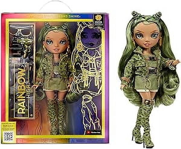 Rainbow High Olivia- Camo Green Fashion Doll. Fashionable Outfit &amp; 10