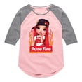 thumbnail image 1 of Rainbow High - Pure Fire - Toddler And Youth Girls Raglan Graphic T-Shirt, 1 of 5