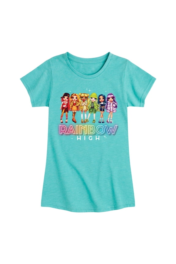 - Rainbow High Character Group - Toddler And Youth Girls Short Sleeve Graphic T-Shirt