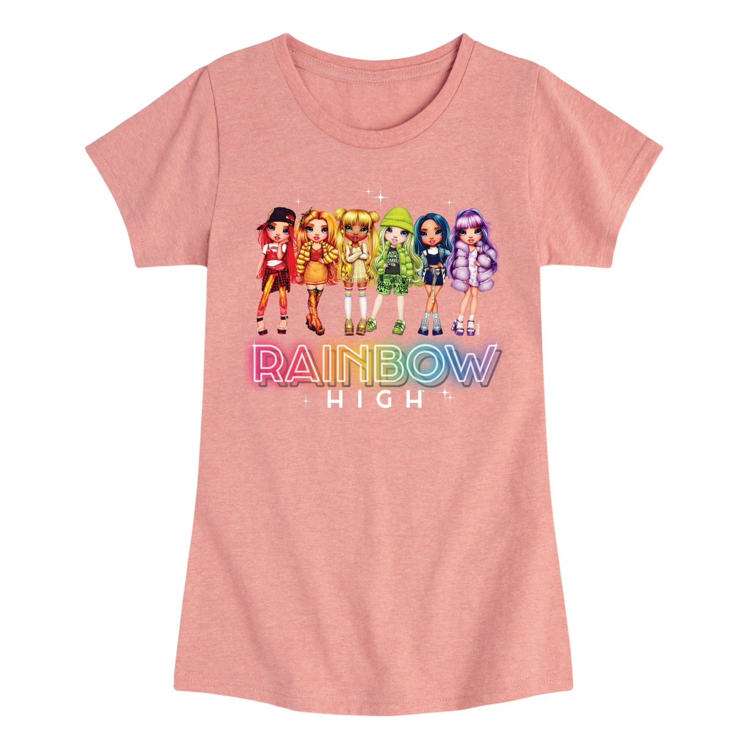 Rainbow sales tshirt girls