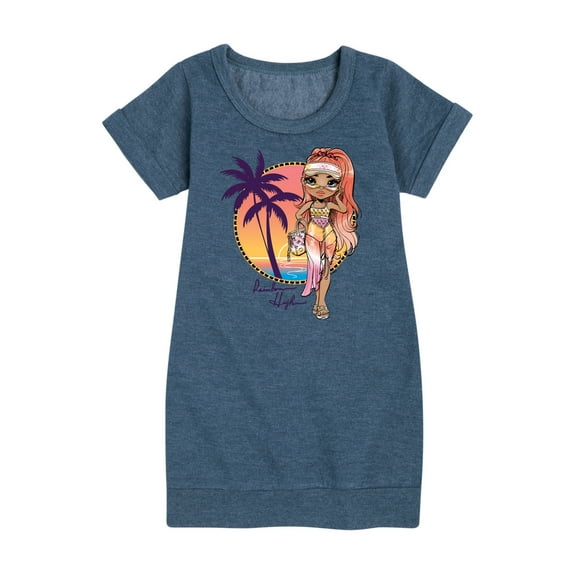 Rainbow High - Rainbow High Simone Summers - Toddler & Youth Girls Fleece Dress