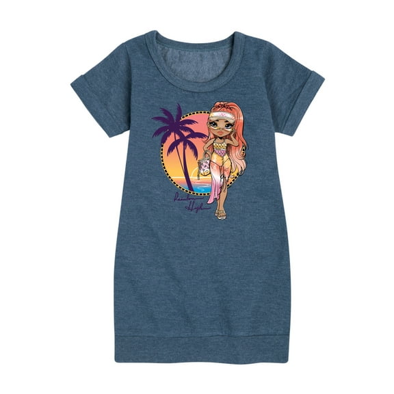 Rainbow High - Rainbow High Simone Summers - Toddler & Youth Girls Fleece Dress