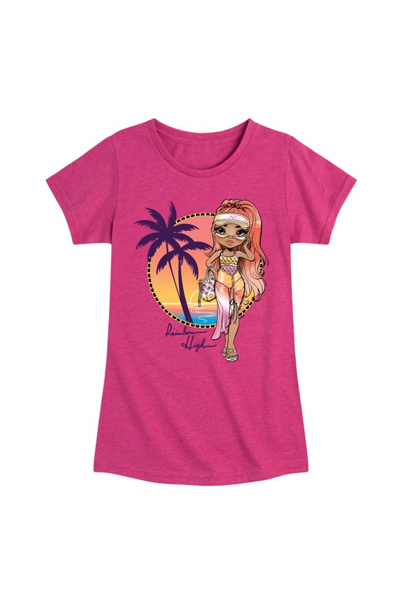 - Rainbow High Simone Summers - Toddler & Youth Girls Short Sleeve Graphic T-Shirt