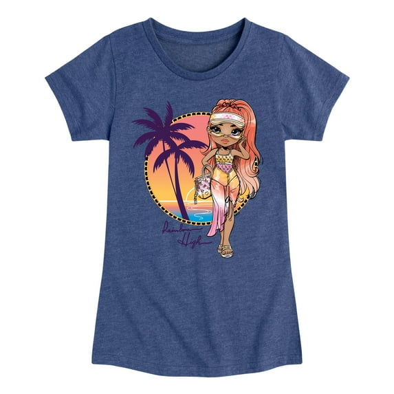 Rainbow High - Rainbow High Simone Summers - Toddler & Youth Girls Short Sleeve Graphic T-Shirt