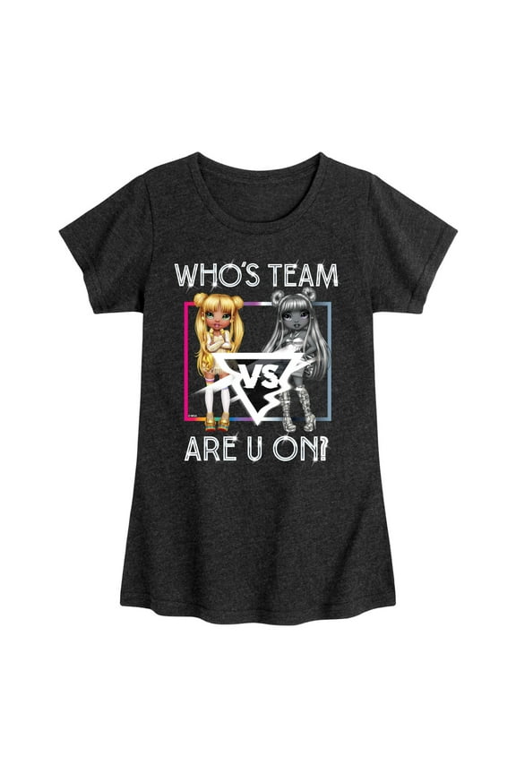 - Rainbow High Vs Shadow High - Toddler And Youth Girls Short Sleeve Graphic T-Shirt