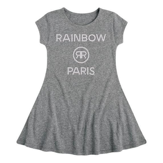 Rainbow High - Rainbow Paris Pearls - Toddler & Youth Girls Fit & Flare Dress