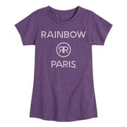 Rainbow High - Rainbow Paris Pearls - Toddler & Youth Girls Short Sleeve Graphic T-Shirt