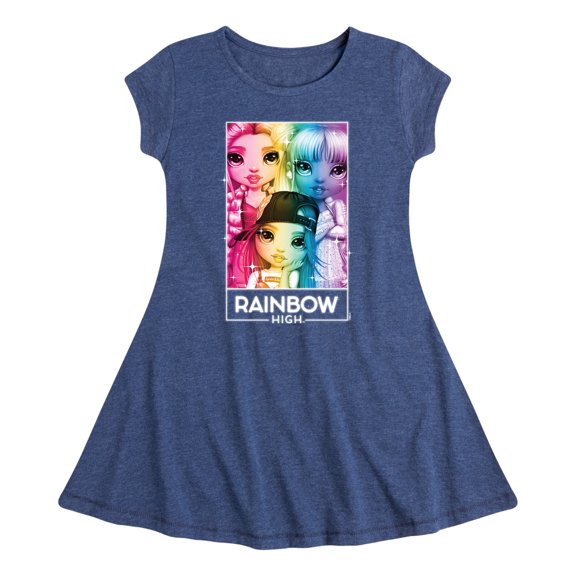 Rainbow High - Rainbow Sparkle Box - Toddler And Youth Girls Fit And Flare Dress