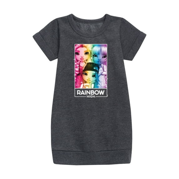Rainbow High - Rainbow Sparkle Box - Toddler And Youth Girls Fleece Dress