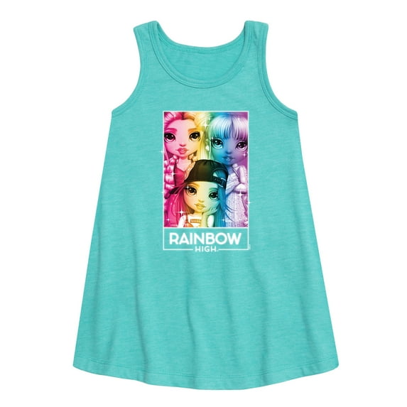 Rainbow High - Rainbow Sparkle Box - Toddler and Youth Girls A-line Dress