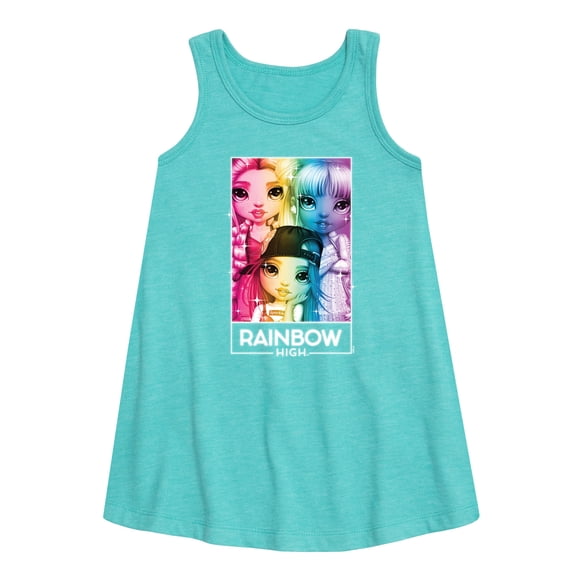 Rainbow High - Rainbow Sparkle Box - Toddler and Youth Girls A-line Dress