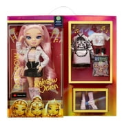 Rainbow High Rainbow Vision Royal Three K-pop   Minnie Choi Pink Lavender Fashion Doll. 2 Designer Outfits to Mix & Match w/ Microphone Headset & Band Merch Playset, Gift for Kids 6-12