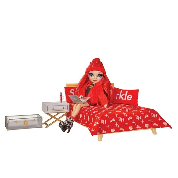 Rainbow High Ruby & Dorm Room Playset Bundle