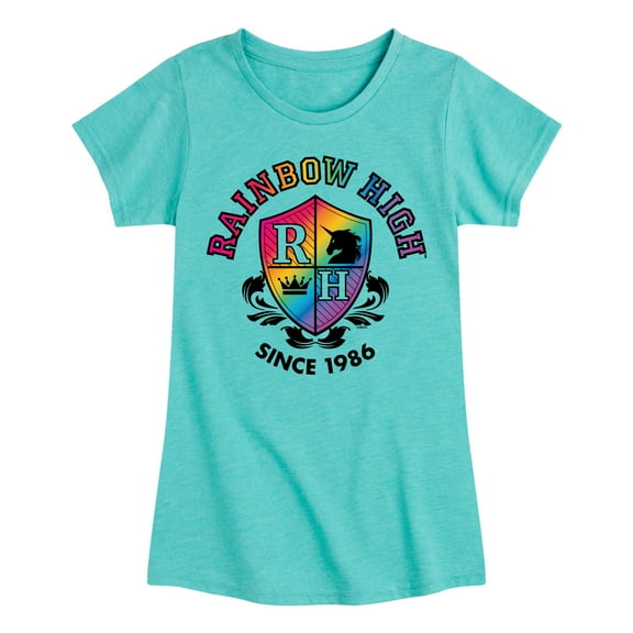 Rainbow High - School Crest - Toddler And Youth Girls Short Sleeve Graphic T-Shirt