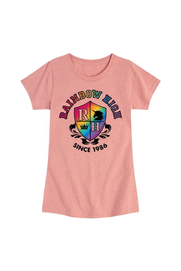 - School Crest - Toddler And Youth Girls Short Sleeve Graphic T-Shirt