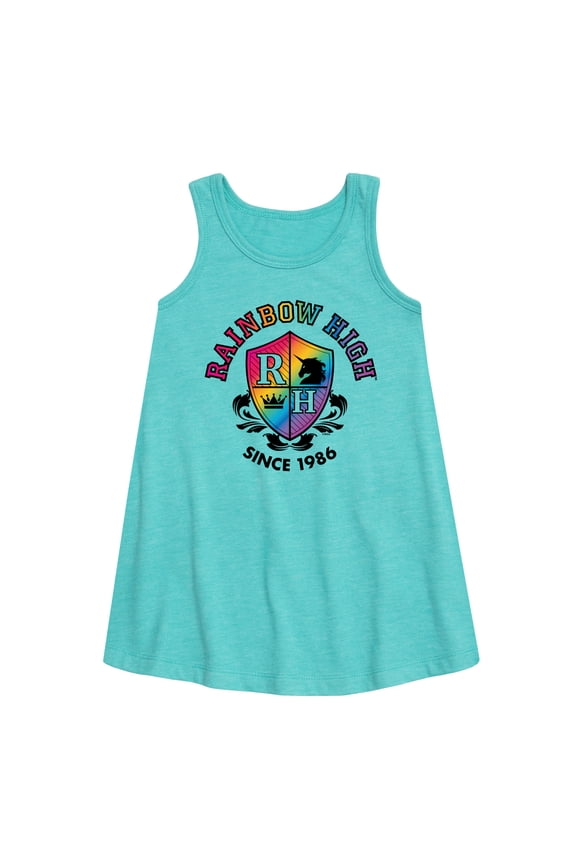 - School Crest - Toddler and Youth Girls A-line Dress