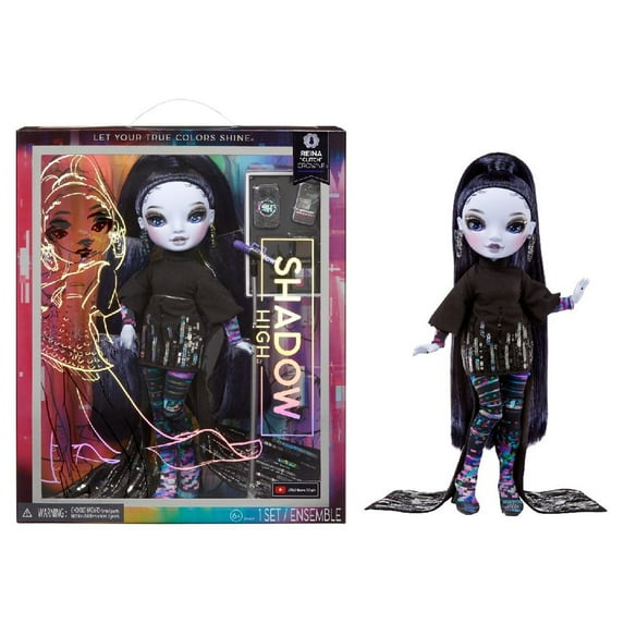 Rainbow High Shadow High Reina Glitch Crowne- Purple Fashion Doll. Fashionable Outfit & 10+ Colorful Play Accessories. Great Gift for Kids 4-12 Years Old & Collectors