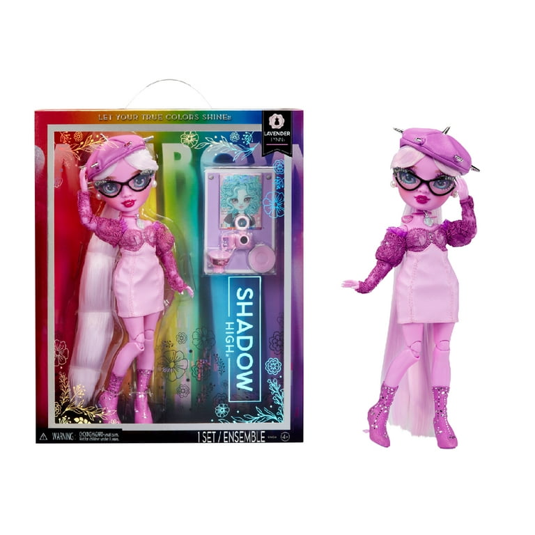 Rainbow High Lilac - Purple Fashion Doll in Fashionable Outfit, Glasses &  10+ Colorful Play Accessories. Gift for Kids 4-12 and Collectors.
