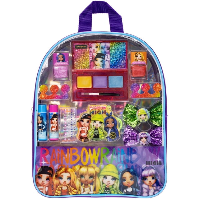 Rainbow High - Townley Girl Backpack Cosmetic Makeup Gift Bag Set for ...