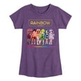 thumbnail image 1 of Rainbow High - Toy Doll Lineup - Toddler And Youth Girls Short Sleeve Graphic T-Shirt, 1 of 5
