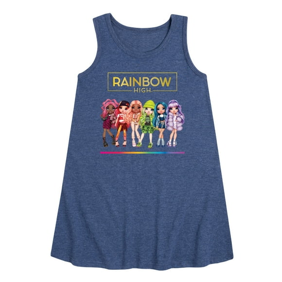 Rainbow High - Toy Doll Lineup - Toddler and Youth Girls A-line Dress