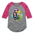 thumbnail image 1 of Rainbow High - Violet Skyler Jade - Toddler And Youth Girls Raglan Graphic T-Shirt, 1 of 5