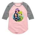 thumbnail image 1 of Rainbow High - Violet Skyler Jade - Toddler And Youth Girls Raglan Graphic T-Shirt, 1 of 4