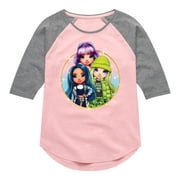 Rainbow High - Violet Skyler Jade - Toddler And Youth Girls Raglan Graphic T-Shirt