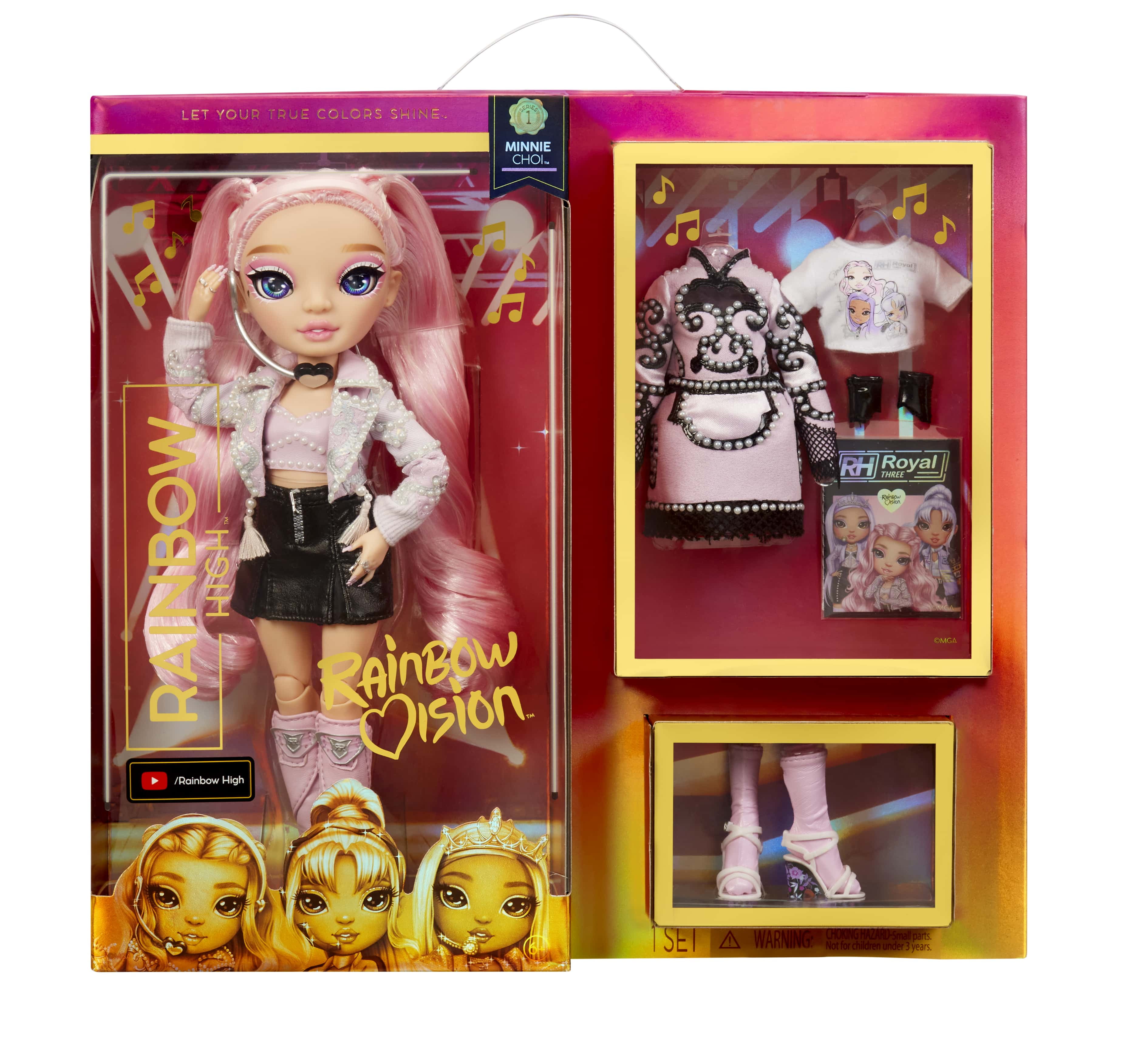 Rainbow High Rainbow Vision Royal Three Kpop Minnie Choi (Pink