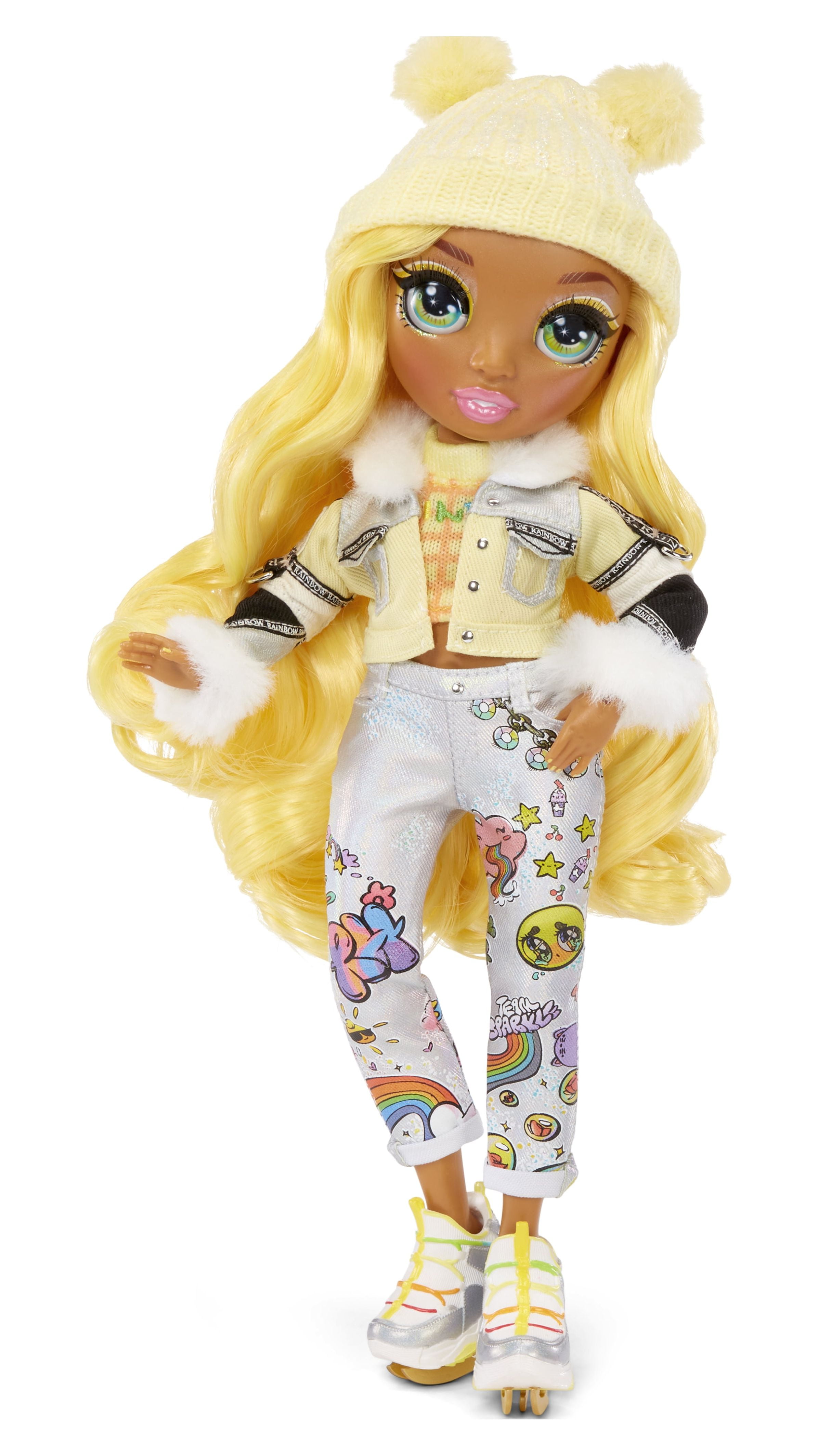 Rainbow High Winter Break Sunny Madison – Yellow Winter Break Fashion Doll  With And Playset 2 Complete Doll Outfits, Pair Of Skis And Winter Doll