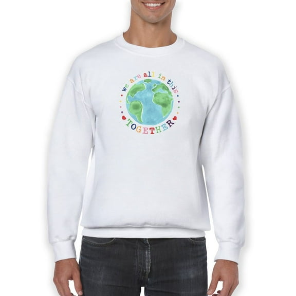 Rainbow Hope Collection C. Sweatshirt Men -June Erica Vess Designs, Male Small