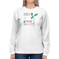 thumbnail image 1 of Rainbow Hope Iii Sweatshirt Women -June Erica Vess Designs, Female XX-Large, 1 of 4
