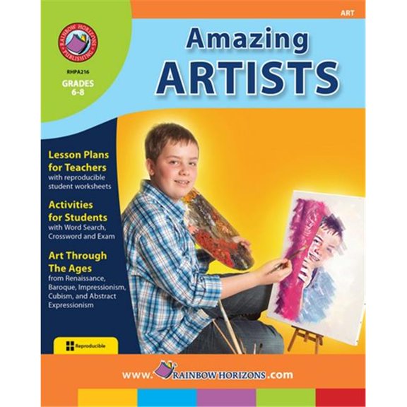 Rainbow Horizons Amazing Artists - Grade 6 to 8