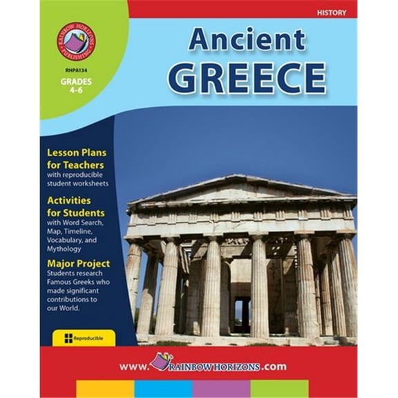 Rainbow Horizons A134 Ancient Greece - Grade 4 to 6